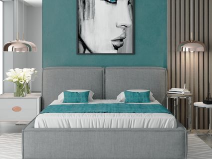 Кровать Nuvola Verde Velutto 22 (с подъемным механизмом) 180х200