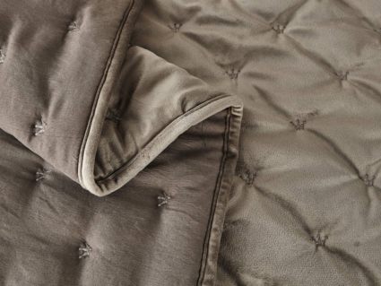 Покрывало Софи де Марко Лея (светло серое) 240х260