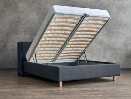 Кровать Сонум Barcelona Кашемир Горчичный (с подъемным механизмом) 180х190