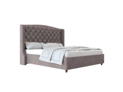Кровать Beautyson Frida велюр Formula 290 бежевый 140х190