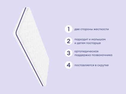 Матрас Базилик Бэби Сити 80х200