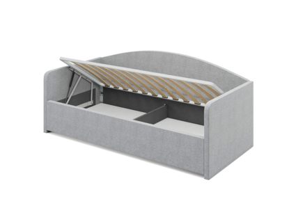 Кровать Сонум Uno Рогожка Мокко (с подъемным механизмом) 90х200