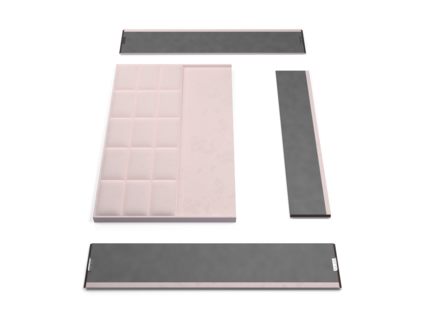 Кровать Lonax Адель велюр Dolly-13 (с основанием) 180х195