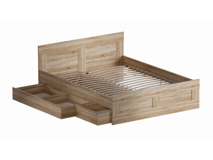 Кровать Гуд Лакк Сириус дуб сонома 200х200