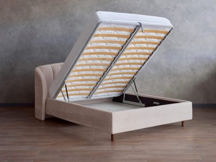 Кровать Сонум Valencia Рогожка Графит (с подъемным механизмом) 160х190