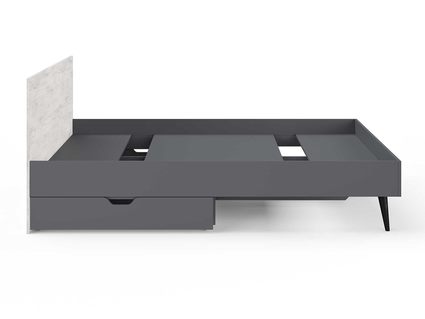 Кровать Сонум Ines Ясмунд + серый 80х200