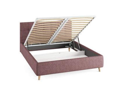 Кровать Сонум Bella Рогожка Льняная (с подъемным механизмом) 90х200