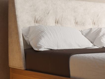 Кровать DreamLine Лацио 4 бук Натуральный/бежевый 160х200