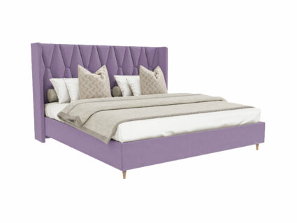 Кровать Beautyson Rebecca велюр Formula 890 сиреневый (с подъемным механизмом) 160х190