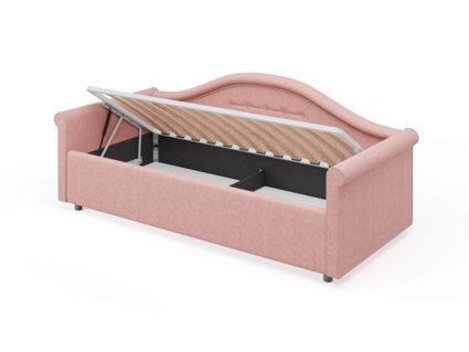 Кровать Сонум Maria Рогожка Графит (с подъемным механизмом) 80х180