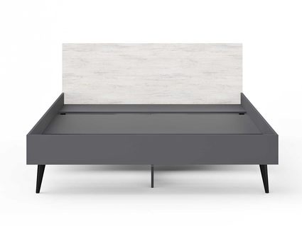 Кровать Сонум Ines Ясмунд + серый 80х200