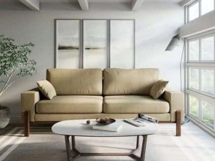 Диван Арско Хангель трехместный бежевый