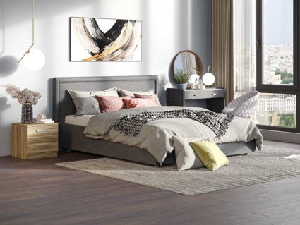 Кровать Сонум Bergamo Кашемир Бежевый 180х200