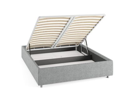 Кровать Сонум Scandinavia Рогожка Деним (с подъемным механизмом) 180х200