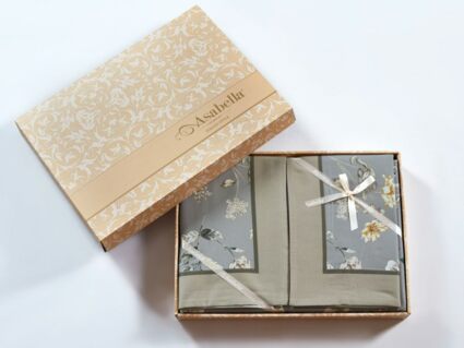 Комплект постельного белья Асабелла 2222 Евро