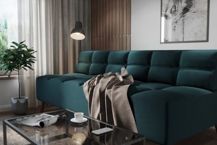 Диван Арско Нельсон трехместный океан Длина 195 см