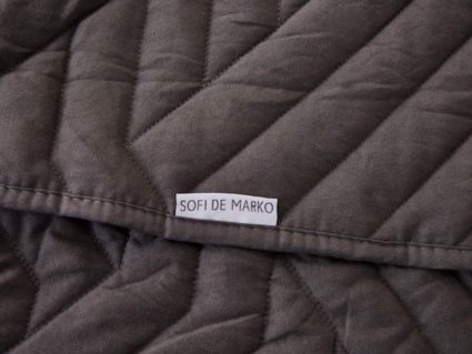 Покрывало Софи де Марко Мориц (антрацит) 230х250