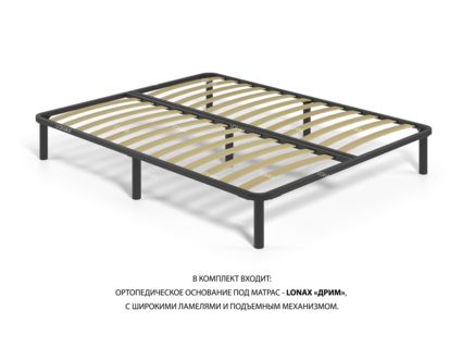 Кровать Lonax Белла велюр Dolly-3 (с подъемным механизмом) 180х200