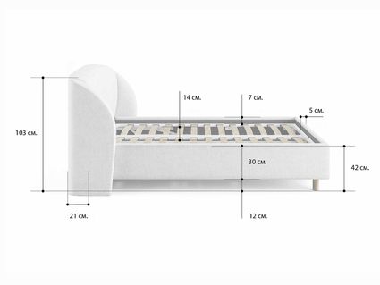 Кровать Сонум Valencia Энигма Десерт 160х200
