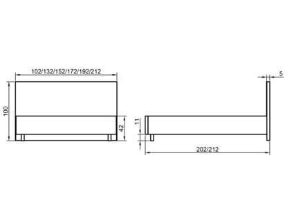 Кровать Димакс Джеффер New Сапфир с подъемным механизмом 140х200