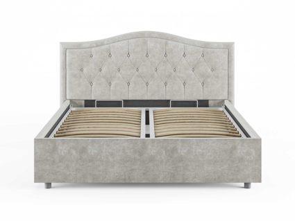 Кровать Сонум Ancona Кашемир Бежевый (с подъемным механизмом) 80х190