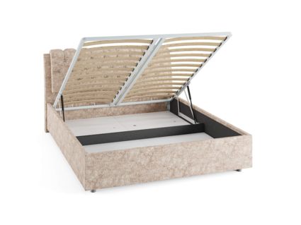 Кровать Сонум Olivia Рогожка Мокко (с подъемным механизмом) 80х190