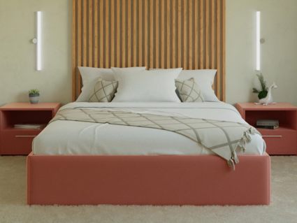 Кровать Lonax Белла велюр Dolly-13 (с основанием)