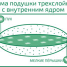 Подушка Nature’S-Natura Sanat Для мужчин 70х70