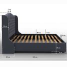 Кровать Sleeptek Premier 5 Велюр 15 (с подъемным механизмом)