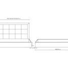 Кровать Димакс Испаньола Нуар с подъемным механизмом 120х190