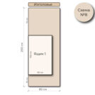 Кровать Mr.Mattress Site Box велюр Grey 80х190