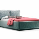 Кровать Nuvola Celeste Velutto 32 (с подъемным механизмом) 140х190