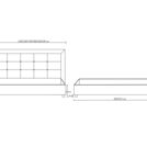 Кровать Димакс Норма + Агат с подъемным механизмом 180х200