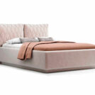 Кровать Nuvola Celeste Velutto 04 (с подъемным механизмом) 200х200