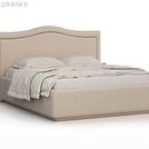 Кровать Nuvola Vicensa Style Velutto 04 (с подъемным механизмом) 140х200